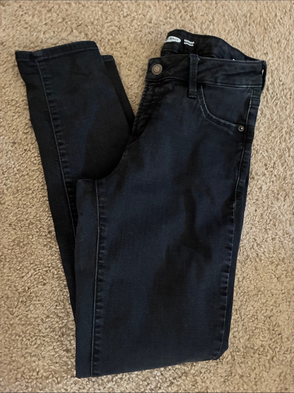 Women’s Dark Wash Skinny Jeans - Unbranded